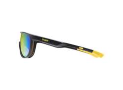 Uvex Sportstyle 515 Cycling Glasses Mirror Yellow - Matt Bla