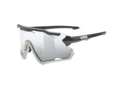 Uvex Sportstyle 706 Cycling Glasses Mirror Blue - Matt Black