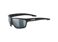 Uvex Sportstyle 706 Cyklistick&eacute; Br&yacute;le Colorvision &Scaron;ed&aacute; - Čern&aacute;