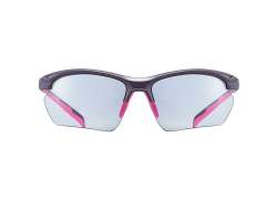Uvex Sportstyle 802 V Small S1-S3 Glasses Matt Pink - Purple