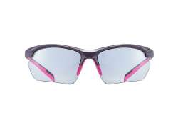 Uvex Sportstyle 802 V Small S1-S3 Radsportbrille Rosa - Lila