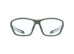 Uvex Sportstyle 806 Variomatic Cycling Glasses Smoke - Moss