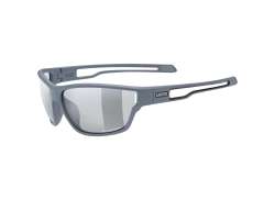 Uvex Sportstyle 806 Variomatic Okulary Rowerowe Smoke - Mat Szary