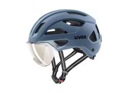 Uvex Stride Visor Fahrradhelm Matt Stone Blau - 53-56 cm