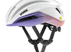 Uvex Surge Aero Mips サイクリング ヘルメット ホワイト/ライラック Wit/Lila