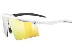 Uvex Ultimate Ritmo Ultra CV Gafas De Ciclista Mirror Amarillo - Matt Blanco