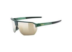 Uvex Vectiv Juego Gafas De Ciclista Mirror Oro - Oliva Transparente