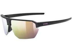 Uvex Vectiv Radsportbrille Mirror Rosa - Matt Schwarz