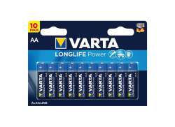 Varta AA LR06 电池 碱性 - 蓝色 (10)