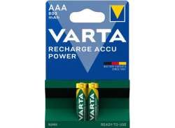 Varta AAA バッテリー 再充電可能 - グリーン/イエロー (2)