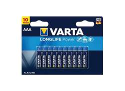Varta AAA LR03 배터리 알카라인 - 블루 (10)