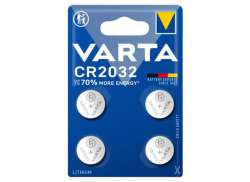 Varta CR2032 Button Cell Battery - Silver (4)