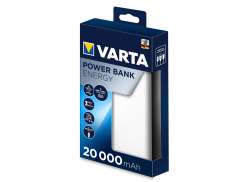 Varta Energy Powerbank 20000mAh USB/USB-C - Wit