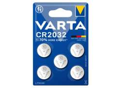 Varta Lithium CR2032 Knoopcel Batterij 3V - Zilver