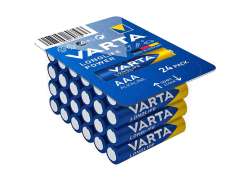 Varta Longlife Power LR03 AAA Batterier - Bl&aring; (24)