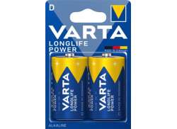 Varta Longlife Power LR20 Batterij - Blauw (2)