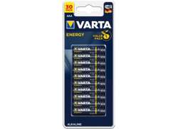 Varta LR03 AAA Batterier Alkaline - Bl&aring; (30)