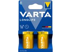 Varta LR14 C Longlife Alcalino Batteria (2)