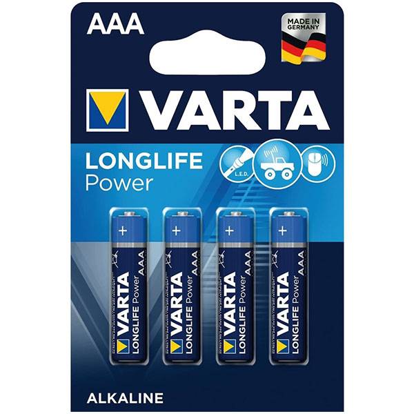 Varta R03 AAA バッテリー 1.5速 アルカリ - ブルー (4)
