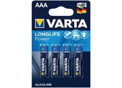 Varta R03 AAA Batterijen 1.5V Alkaline - Blauw (4)