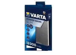 Varta Slank Power Bank Batteri 12000mAh - Sort