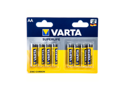 Varta Superlife Batterijen AA Penlite - Geel (8)