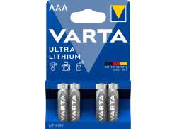 Varta Ultra AAA Penlite Baterie Lit - Niebieski/Szary (4)