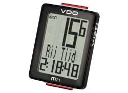 VDO M1.1 骑行码表 - 黑色/红色