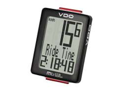 VDO M1.1 骑行码表 无线 - 黑色/红色
