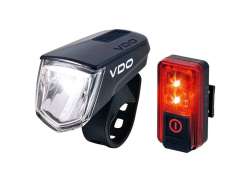 VDO M60 FL / Red RL Beleuchtungsset LED USB - Schwarz