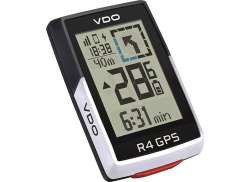 VDO R4 GPS サイクロコンピューター 無線 - ホワイト
