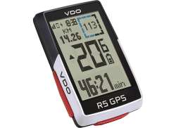 VDO R5 GPS Compteur De Vélo Set Sans Fil - Blanc
