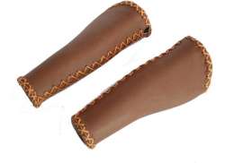 Velo Grips Ergo 135mm Leather Dark Brown