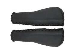 Velo Grips Leather Ergo 135 Long Black ( Pair )