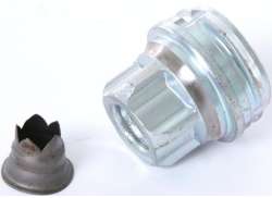 Velosteel Gu&iacute;a Para Biela Para. Buje De Freno - Plata