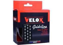 Velox Bi-Color 3.0 Ohjaustangon Teippi 3.5mm 2.1m - Musta/Harmaa (2)