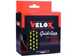 Velox Bi-Color 3.0 Ohjaustangon Teippi 3.5mm 2.1m - Musta/Keltainen (2)