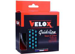 Velox Bi-Color 3.0 Ohjaustangon Teippi 3.5mm 2.1m - Musta/Sininen (2)