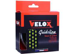 Velox Bi-Color 3.0 Ohjaustangon Teippi 3.5mm 2.1m - Musta/Vihre&auml; (2)