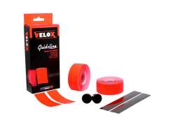 Velox Fl&uacute;o Cinta Para Manillar Perforado 2.5mm 1.9m - Rojo (2)