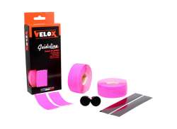 Velox Fl&uacute;o Cinta Para Manillar Perforado 2.5mm 1.9m - Rosa (2)