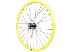 Velox Mach1 550 Front Wheel 28\" V-Brake 100mm - Yellow