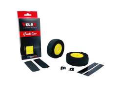 Velox Maxi Cork Fita De Guiador 2.5mm 1.85m - Preto/Amarelo (2)