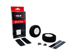 Velox Maxi Cork Fita De Guiador 2.5mm 1.85m - Preto/Branco (2)