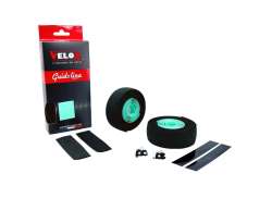 Velox Maxi Cork Fita De Guiador 2.5mm 1.85m - Preto/Celeste (2)