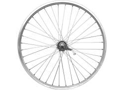 Velox Rear Wheel 28\" 36G Shimano Coaster Hub - Silver