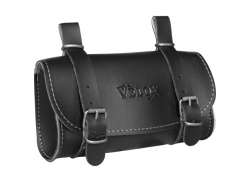 Velox Skia Vintage Saddle Bag Leather - Black