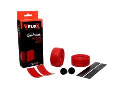 Velox Soft Fita De Guiador Perfurado 2.5mm 1.9m - Vermelho (2)