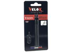 Velox Valve Extender Half-Thread 80mm - Black (2)