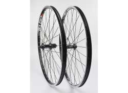 Velox Wheel Set 26 x 1.75 Shimano 8/9S QR - Black/Silver